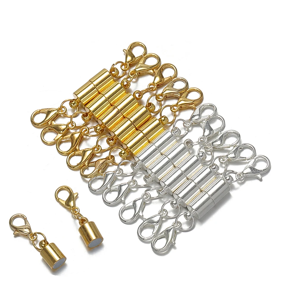 5Pcs de Metal dourado Fechos Magnéticos Com Fecho Lagosta Para Colar Pulseira de Conectores Para Fazer a Jóia de Resultados DIY Acessórios Imagem 0