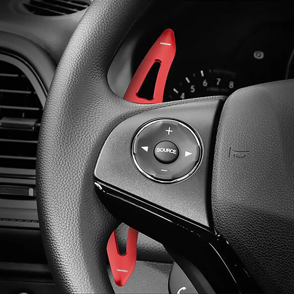 Honda HR-V WRV VEZEL PASSO WGN CIDADE de JAZZ AJUSTE GK5 Cívico de Transporte do Carro Volante Paddle Shift Extensão Shifters DSG Adesivo Imagem 0