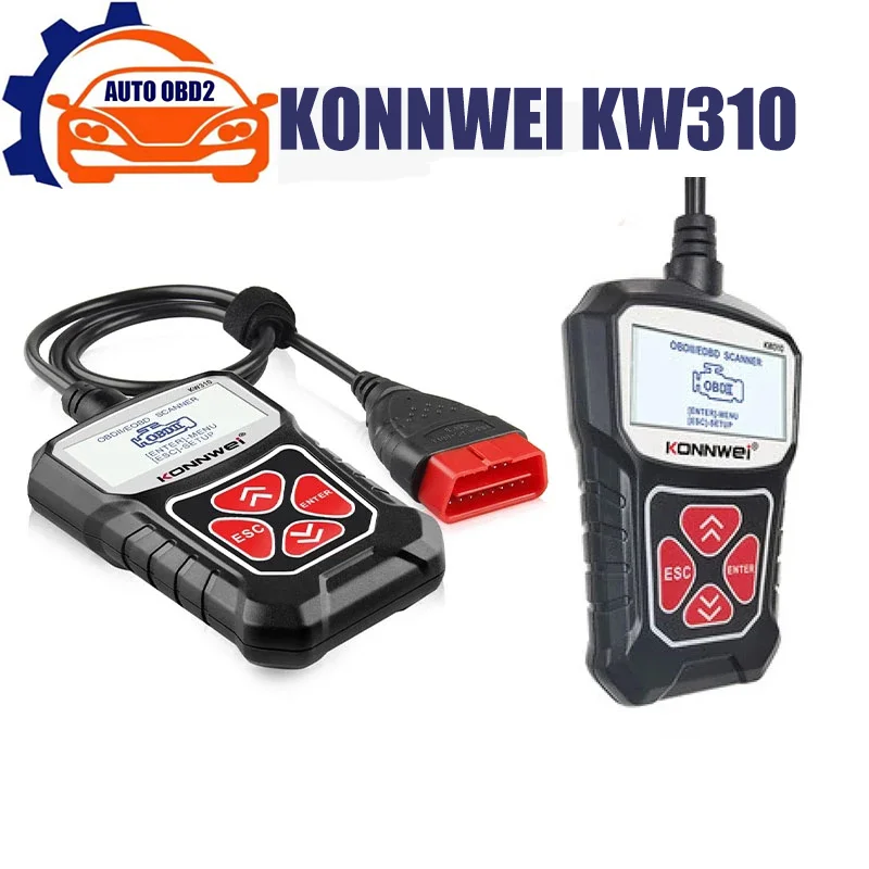 O mais novo KONNWEI KW310 Scanner OBD2 Para OBD 2 Ferramenta de Diagnóstico do Carro Scanner Automotivo Carro Ferramentas de Apoio russo PK Elm327 Imagem 0