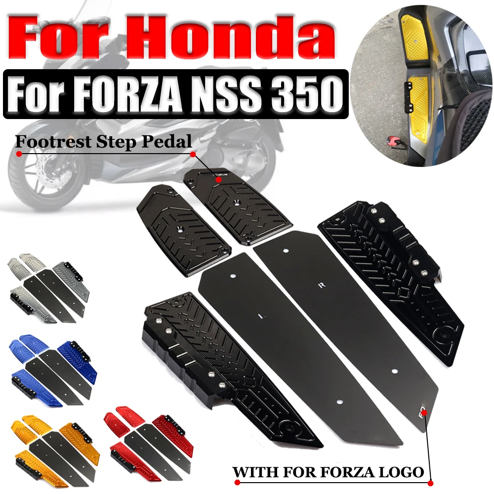 Para a Honda, Forza350 FORZA 350 NSS 350 2018-2022 2021 Acessórios da Motocicleta apoio para os Pés Estribo Etapa da Pata, Pedal de Chapa de Pé Pinos Imagem 0