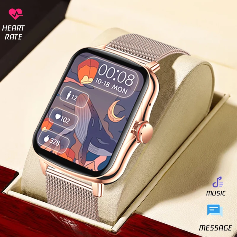 Para Huawei Xiaomi ECG+PPG Smart Watch Homens Pressão Arterial frequência Cardíaca Relógios Impermeável de Fitness Tracker 2022 Novo Smartwatch +Caixa Imagem 0