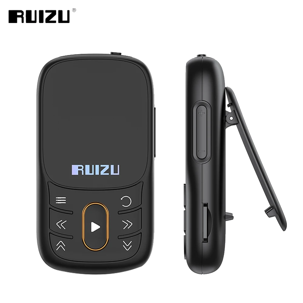 RUIZU X68 Sport MP3 Player Com Bluetooth sem Perdas Clipe de Leitor de Música Suporta Rádio FM Gravação de Vídeo E-Book Pedômetro para Cartão TF Imagem 0
