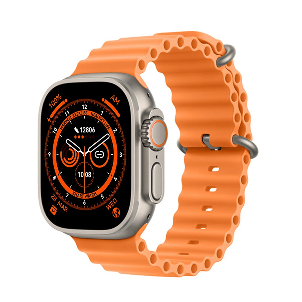 Smart Watch 8 Ultra Apple Relógio Ultra IWO Assistir Ultra NFC Smartwatch Série 8 de Chamada Bluetooth 2.08 Polegadas de Fitness sem Fio Assista Imagem 0