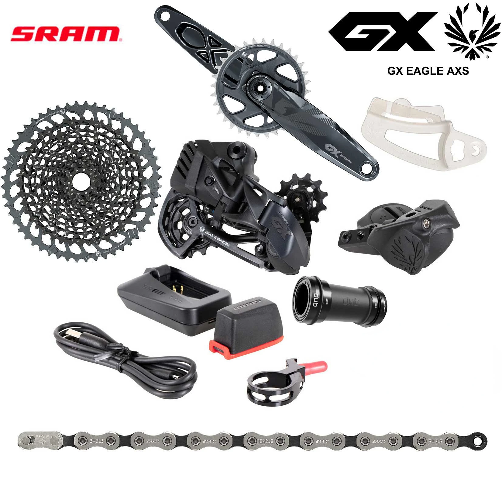 SRAM GX Águia AXS Kit de Atualização 1x12s Eletrônico sem Fio MTB Bicicleta Bicicleta Completo Grupo de Controle de Aplicativo Imagem 0