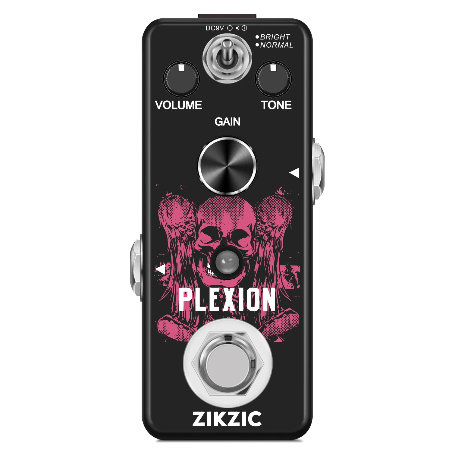 Zikzic LEF-324 Plexion Pedal de Distorção para Guitarra & Bass com Brilhantes e o Modo Normal True Bypass Imagem 0