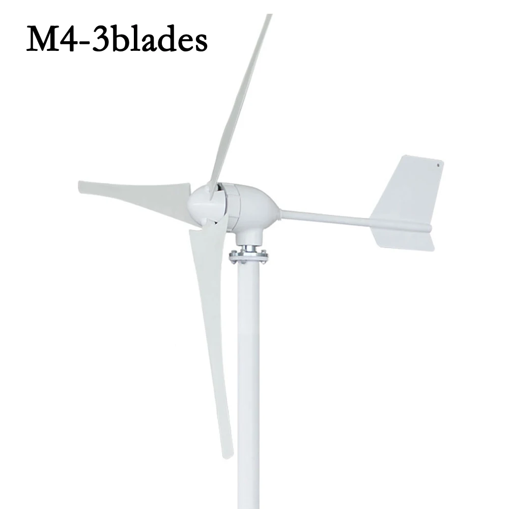 De Energia nova Horizontal do Vento Gerador de 2000W Turbina MPPT Controlador de 12v 24V 48V Baixo nível de Ruído Médio Moinho de vento Domésticos Pequenos Imagem 1