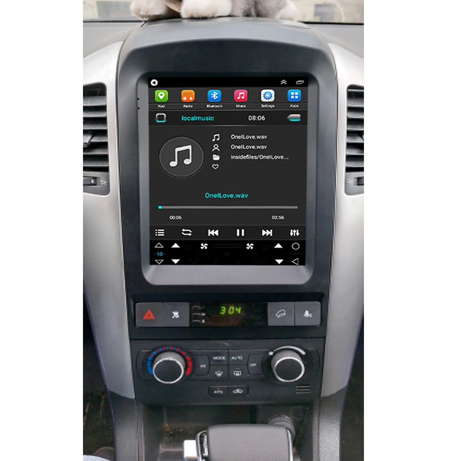 Rádio do carro Para Chevrolet Captiva 2006 - 2012 Tesla Vertical de Tela Navegador GPS Android 11 Receptor Estéreo De 2 Din Imagem 1