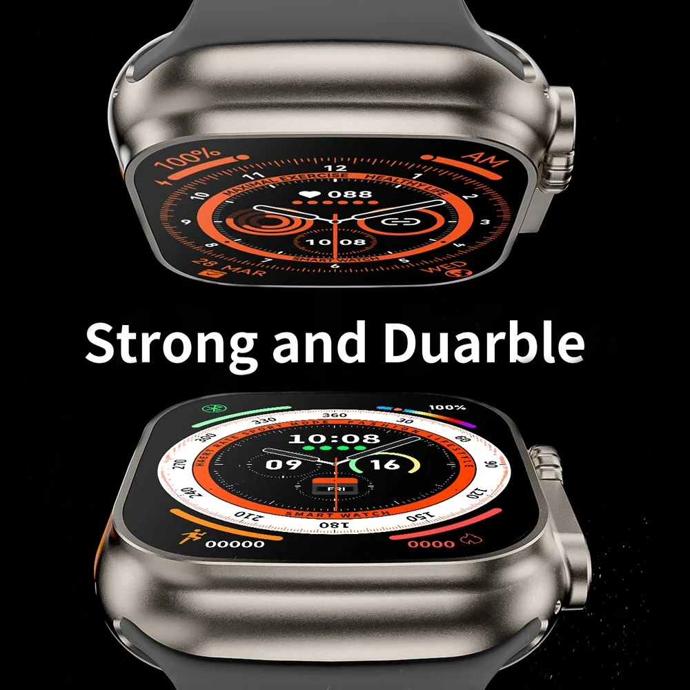 Smart Watch 8 Ultra Apple Relógio Ultra IWO Assistir Ultra NFC Smartwatch Série 8 de Chamada Bluetooth 2.08 Polegadas de Fitness sem Fio Assista Imagem 1
