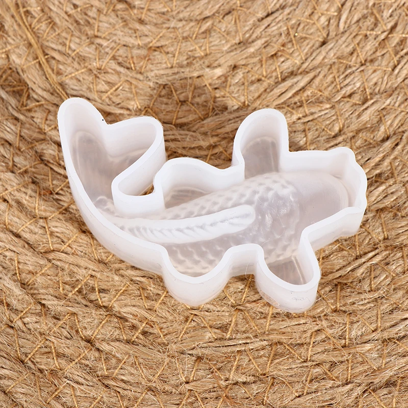 3D Sorte Peixe Koi Forma Transparente Molde de Silicone DIY de Resina de Fundição de Arte joalheira de Artesanato Epoxi Artesanato Pingente de fabricação de Ferramentas Imagem 2