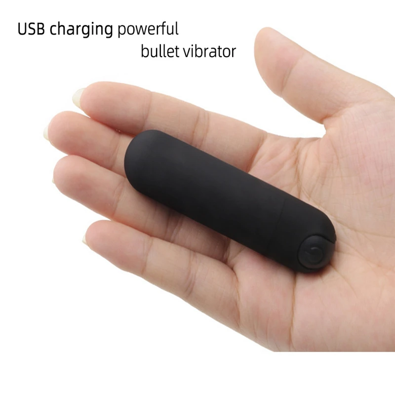 Carga USB Mini Poderoso Bullet Vibrador Estimulador do Clitóris Vaginal, Masturbação, Ponto G os Brinquedos Sexuais Para as Mulheres Íntimo Bens Imagem 2