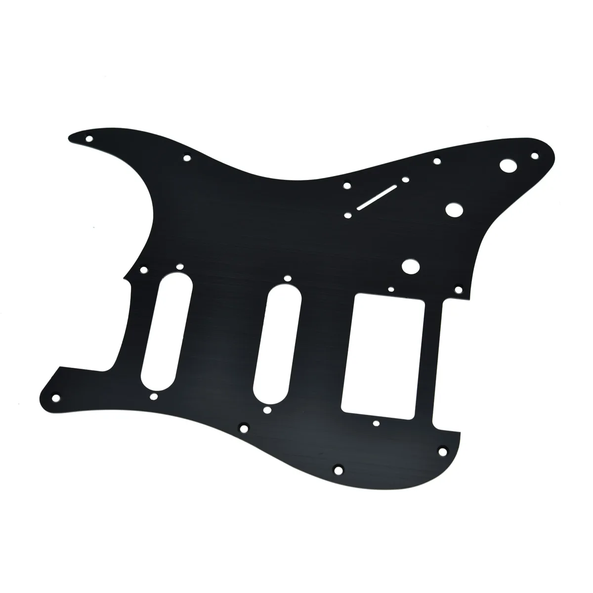 Dopro 11-Buraco de Alumínio Anodizado Estilo Moderno Strat HSS Guitarra Pickguard Zero Placa se Encaixa Americana/Mexicana Fender Imagem 2