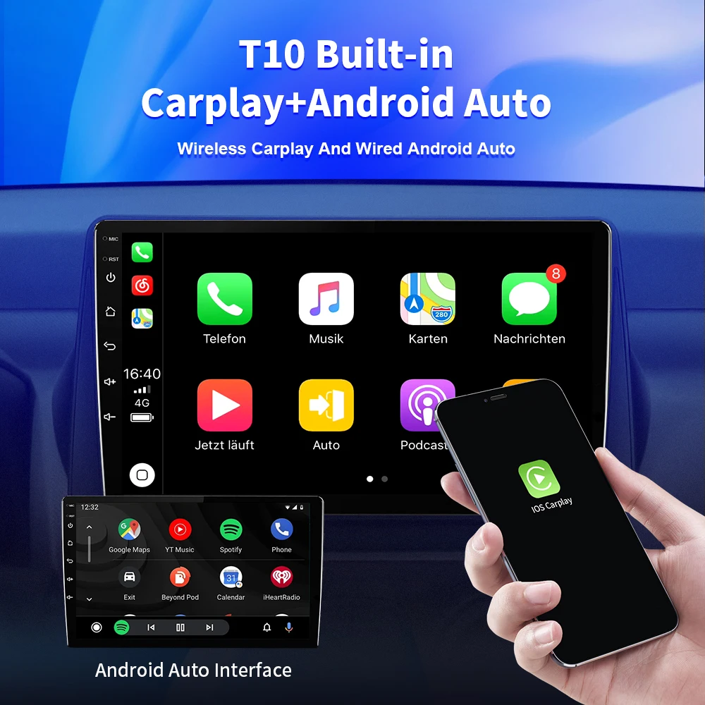 NAVISTART 8G 128G Para Renault Duster Arkana 2018 2019 2020 Android 10 auto-Rádio Multimédia de Vídeo de Navegação GPS BT Carplay 2 din Imagem 3