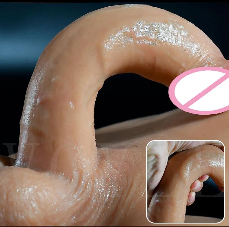 Silicone de Punção Strapon Vibrador para as Mulheres Pênis Calças Masturbadores Pênis Realístico Dildos Brinquedos Sexuais para as Mulheres Lésbicas Adultos maiores de 18+ Imagem 3