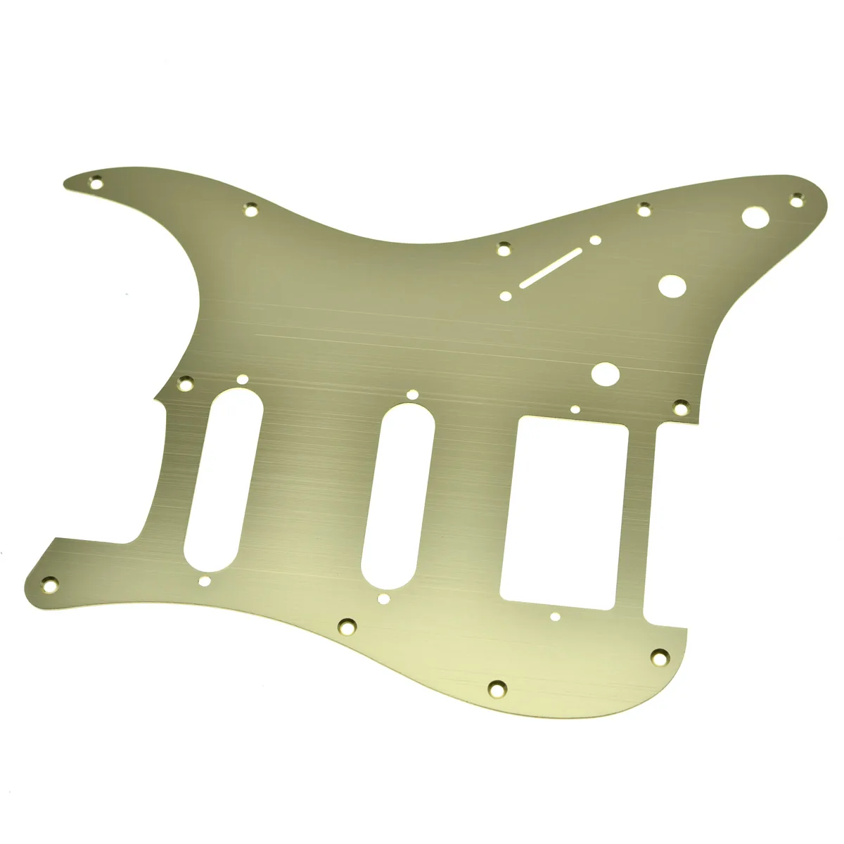 Dopro 11-Buraco de Alumínio Anodizado Estilo Moderno Strat HSS Guitarra Pickguard Zero Placa se Encaixa Americana/Mexicana Fender Imagem 4