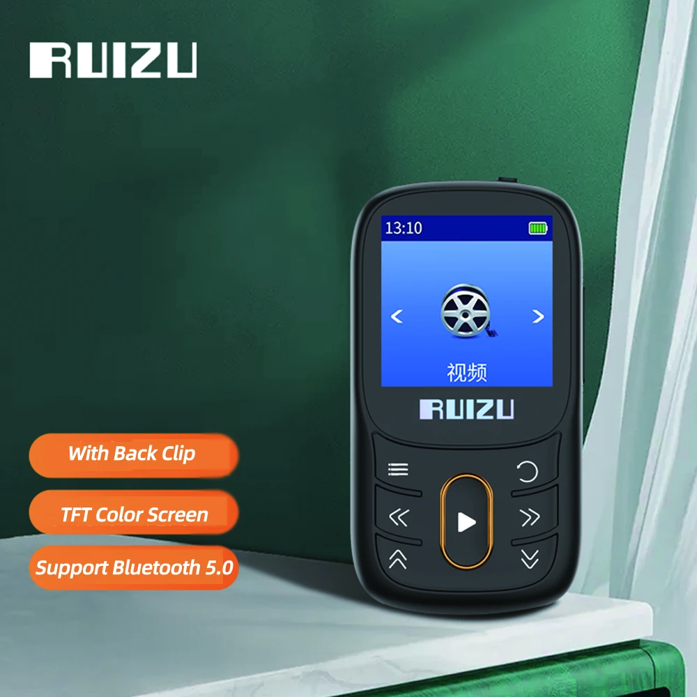RUIZU X68 Sport MP3 Player Com Bluetooth sem Perdas Clipe de Leitor de Música Suporta Rádio FM Gravação de Vídeo E-Book Pedômetro para Cartão TF Imagem 4