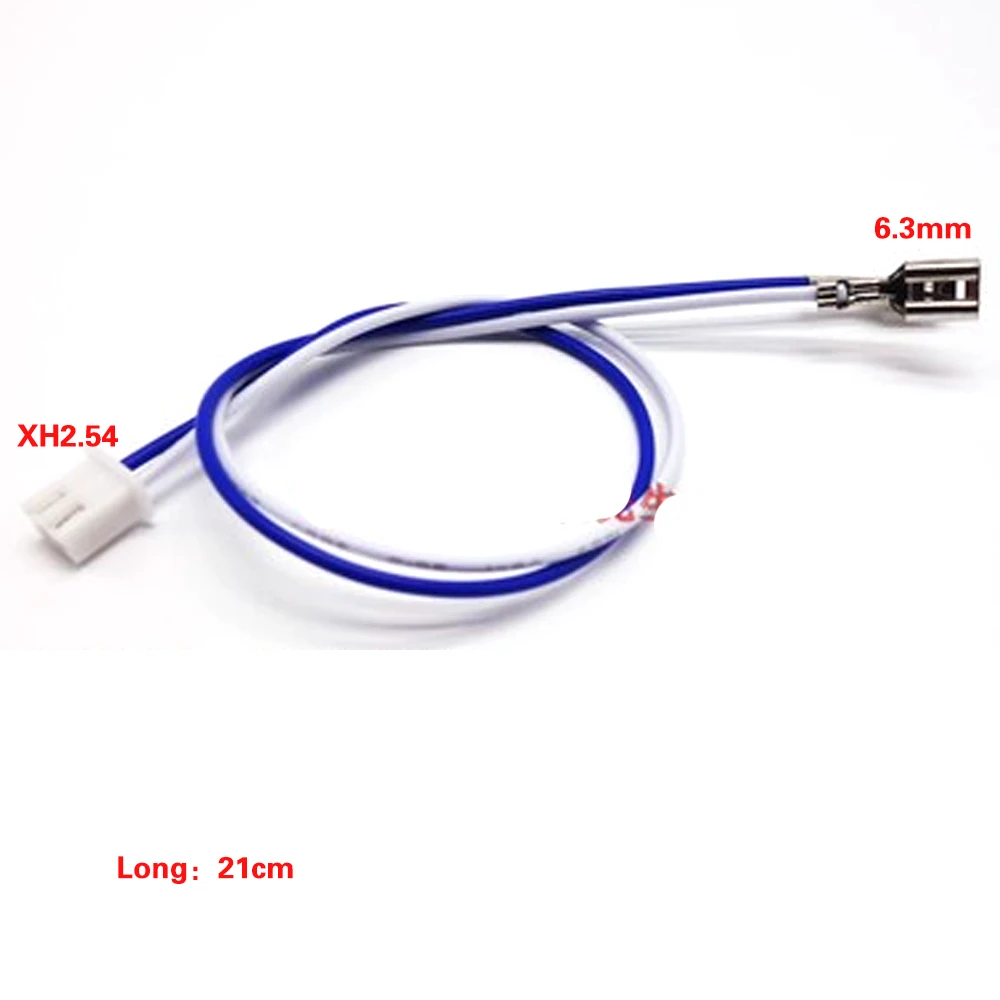 50pcs XH2.54 Terminal Botão de pressão de Cabo de 2,8 mm 4,8 mm com 6,3 mm de Cravação Fêmea Conector macho de USB Codificador Para 2 pinos Fios Imagem 5